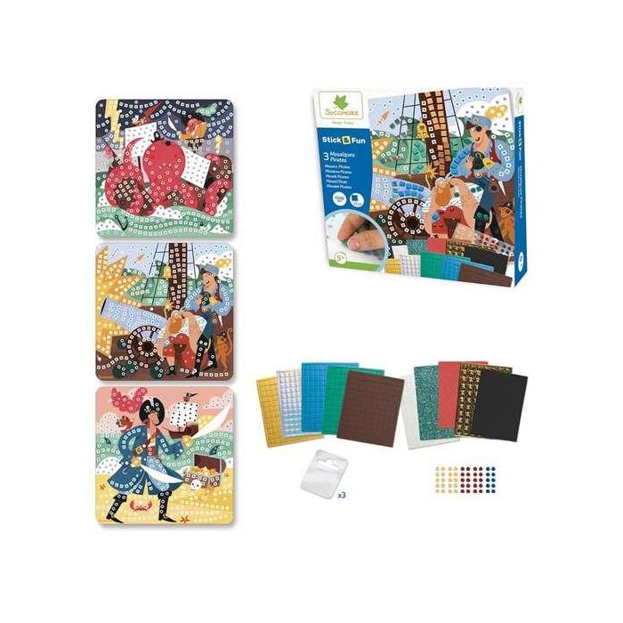 Mosaico piratas set de manualidades 1 Mosaico piratas set de manualidades 1