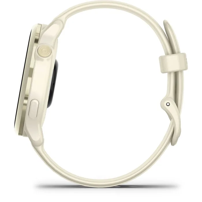 Garmin Vivoactive 6 - Reloj Inteligente con Pantalla AMOLED y GPS - Beige/Dorado