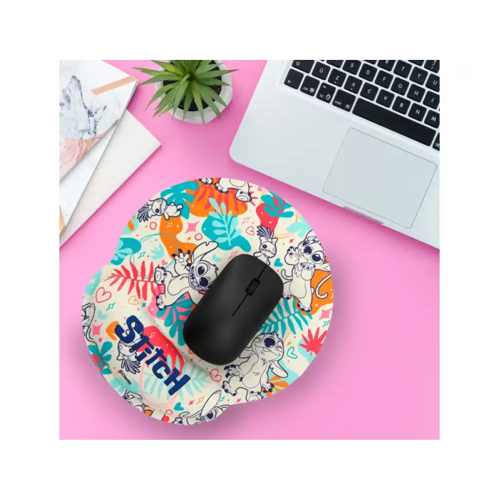 Wondee Alfombrilla Ratón Lilo & Stitch Ergonómica con Reposamuñecas de Gel Antideslizante 250x20x230 mm 5