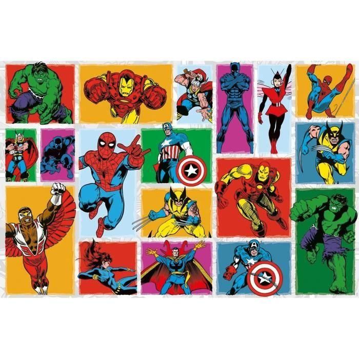Rompecabezas retro de Marvel de 3000 piezas, para adultos y niños a partir de 14 años, rompecabezas de primera calidad, colección My Heroes, 12001549, Nathan Rompecabezas retro de Marvel de 3000 piezas, para adultos y niños a partir de 14 años, rompecabezas de primera calidad, colección My Heroes, 12001549, Nathan
