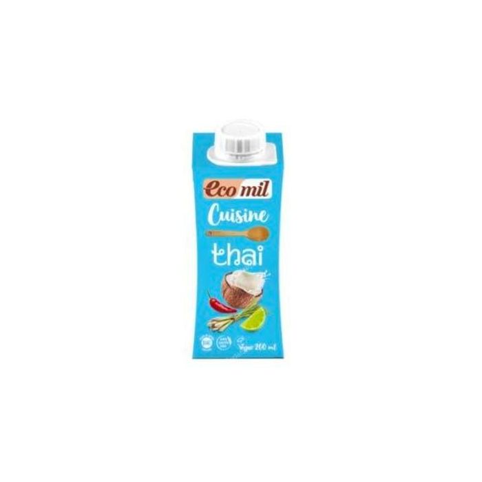 Ecomil Bebida de Coco para Cocinar Cuisine Thai Coco 200ml Bio