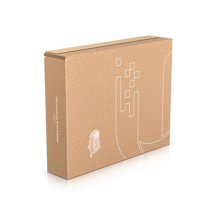 Ubiquiti Conector de Protección contra Sobretensiones RJ45 Blindado para Cables Ethernet UISP (Pro/Carrier) con Gancho para Hilo de Drenaje 6