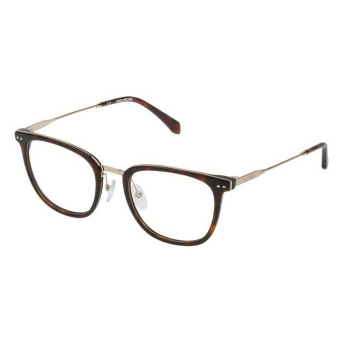 Montura de Gafas Hombre Zadig & Voltaire VZV186510722 Marrón Ø 51 mm Montura de Gafas Hombre Zadig & Voltaire VZV186510722 Marrón Ø 51 mm