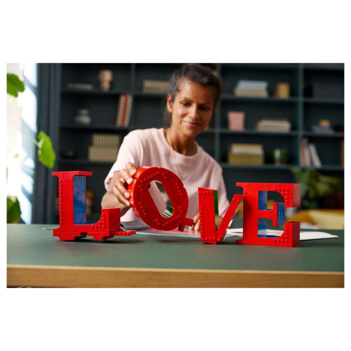 LEGO 31214 Art LOVE Set de Construcción para Adultos - Decoración y Regalo para Parejas LEGO 31214 Art LOVE Set de Construcción para Adultos - Decoración y Regalo para Parejas
