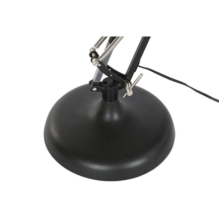 DKD Home Decor Lámpara de Pie Moderna Flexo Negro Metal E27 50W 170 cm Alto Desmontable 4