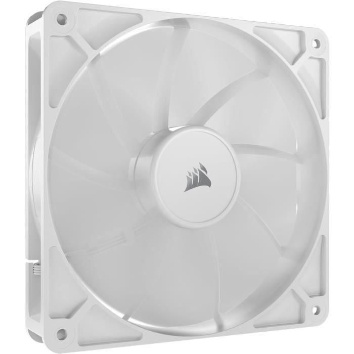 Corsair RS140 Ventilador de Refrigeración PWM 140 mm Blanco para PC - Mantiene Componentes a Temperatura Óptima y Aporta un Estilo Elegante