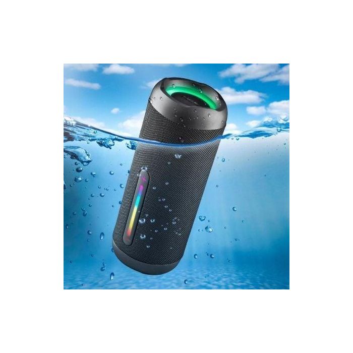 NGS ROLLERFURIA2BLACK Altavoz Bluetooth Portátil 30W IPX7 Sonido Potente Resistente al Agua 4