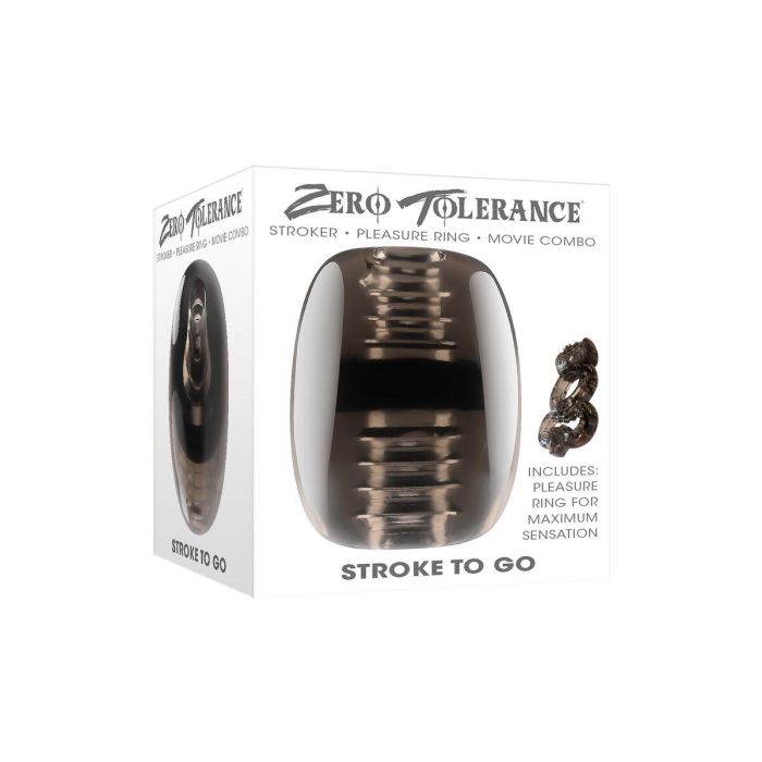 Masturbador Masculino Zero Tolerance Negro 1