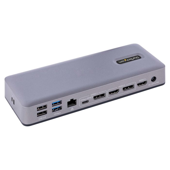 Startech.com Docking Station 14 en 1 con USB-C, HDMI, DisplayPort, RJ45, 2xUSB-A 3.2, 2xUSB 2.0, Soporte 3 Pantallas 5K y Power Delivery 60W 1 Startech.com Docking Station 14 en 1 con USB-C, HDMI, DisplayPort, RJ45, 2xUSB-A 3.2, 2xUSB 2.0, Soporte 3 Pantallas 5K y Power Delivery 60W 1