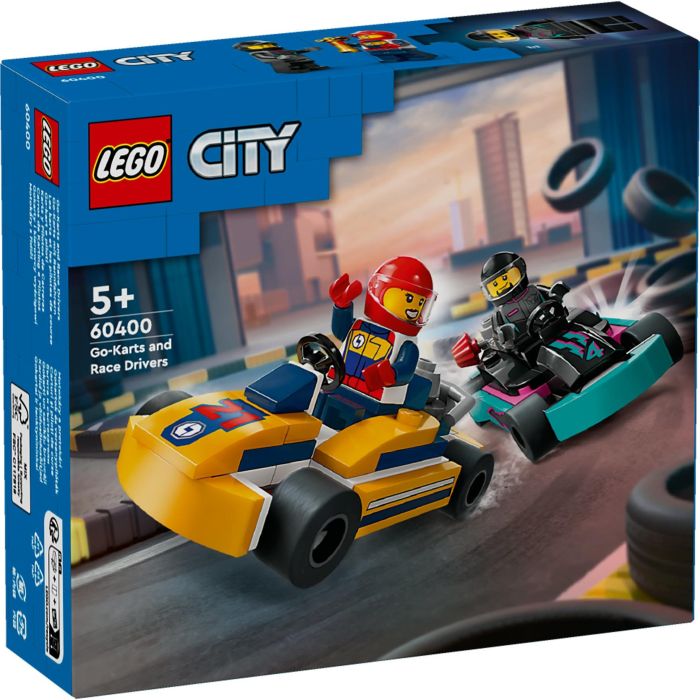 LEGO 60400 City Karts y Pilotos de Carreras, Juego de Construcción de Vehículos con 2 Minifiguras, Juguete para Niños y Niñas +4 Años 9 LEGO 60400 City Karts y Pilotos de Carreras, Juego de Construcción de Vehículos con 2 Minifiguras, Juguete para Niños y Niñas +4 Años 9