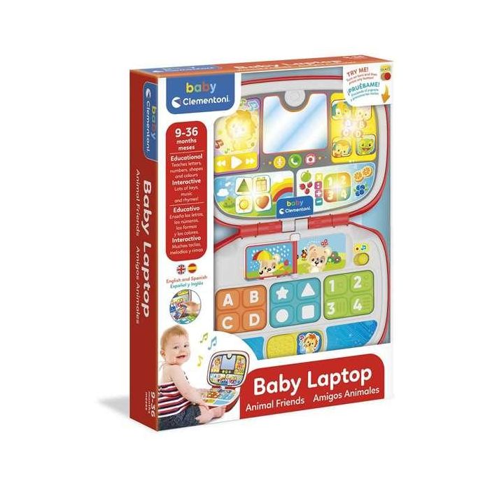 Ordenador baby laptop amigos animales con luces y sonidos 23x30x6 cm - modelos surtidos 3 Ordenador baby laptop amigos animales con luces y sonidos 23x30x6 cm - modelos surtidos 3