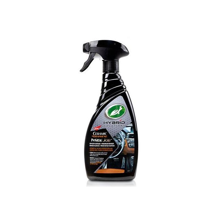 Turtle Wax TW54061 Hybrid Solutions Ceramic Graphene Inside Job Limpiador de Interiores Coche Cuero Vinilo Plástico 500ml Turtle Wax TW54061 Hybrid Solutions Ceramic Graphene Inside Job Limpiador de Interiores Coche Cuero Vinilo Plástico 500ml