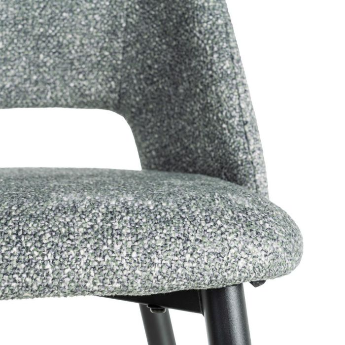 Silla Jaspeado Verde Tejido-Metal 50 X 57 X 81 cm