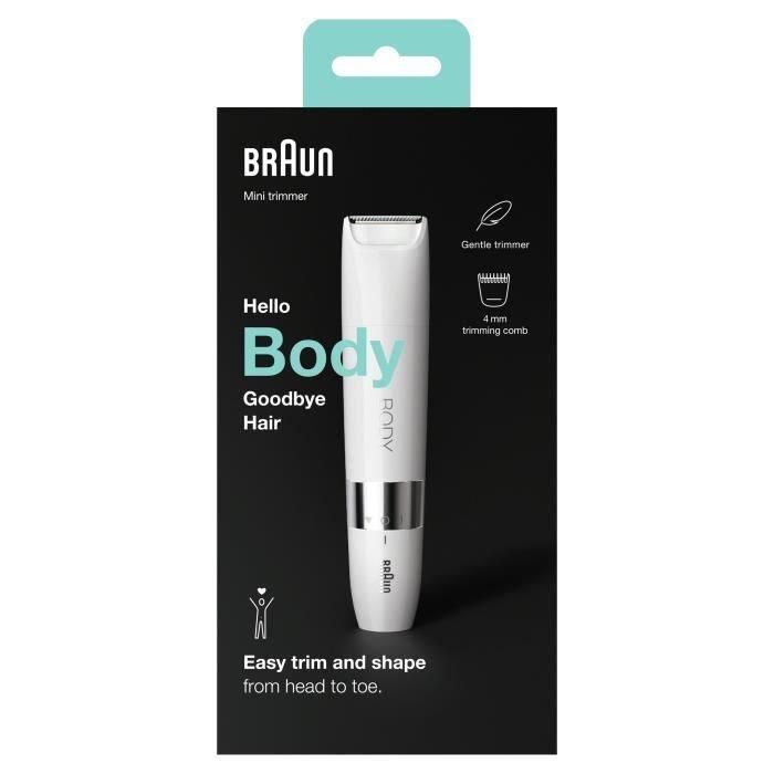 Depiladora Eléctrica Braun BS1000 Blanco Unisex Suave 1 Depiladora Eléctrica Braun BS1000 Blanco Unisex Suave 1