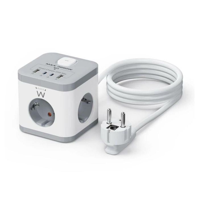 Regleta Ewent EW3863 3680 W (1,5 m) 1