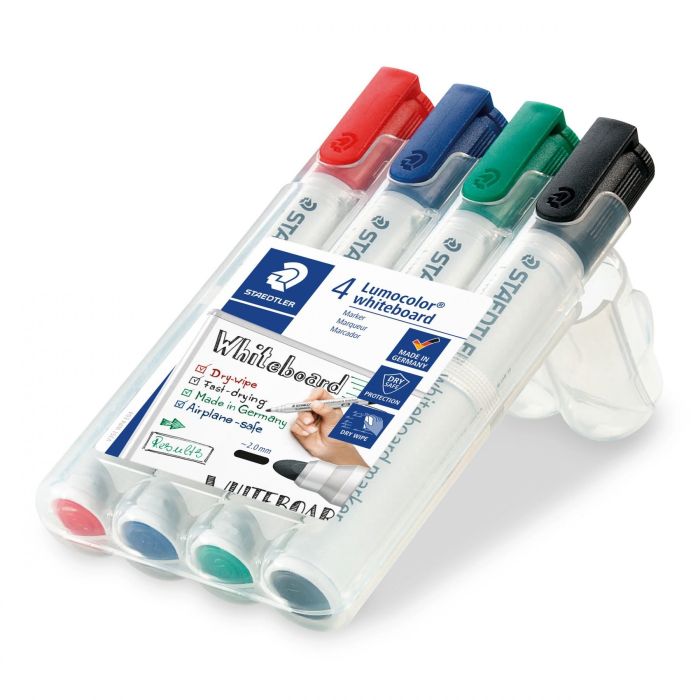 STAEDTLER Whiteboardmarker Lumocolor 4St Box 0 STAEDTLER Whiteboardmarker Lumocolor 4St Box 0