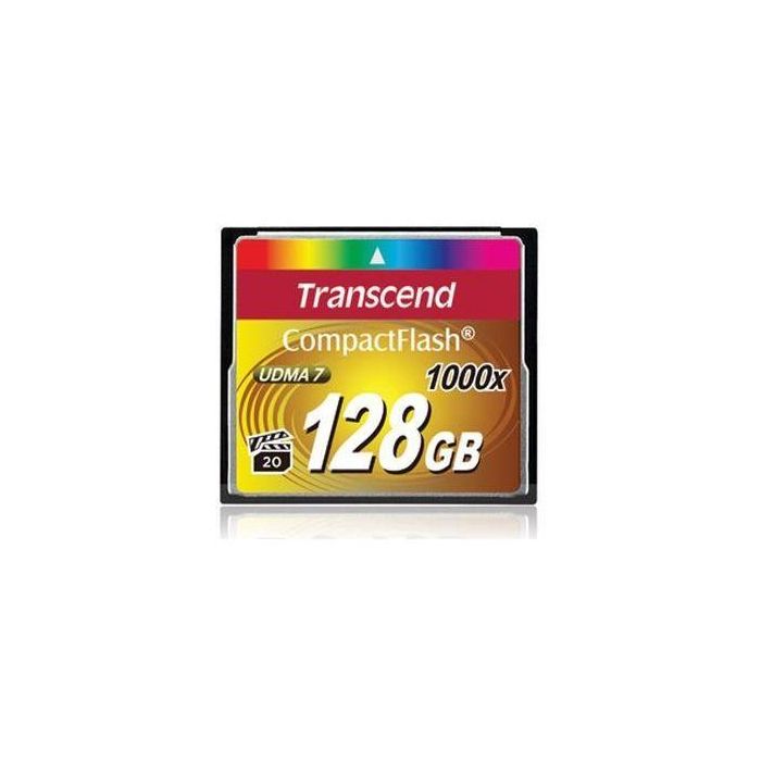 CARD CompactFlash Card 128GB Transcend TS128GCF1000. MLC
