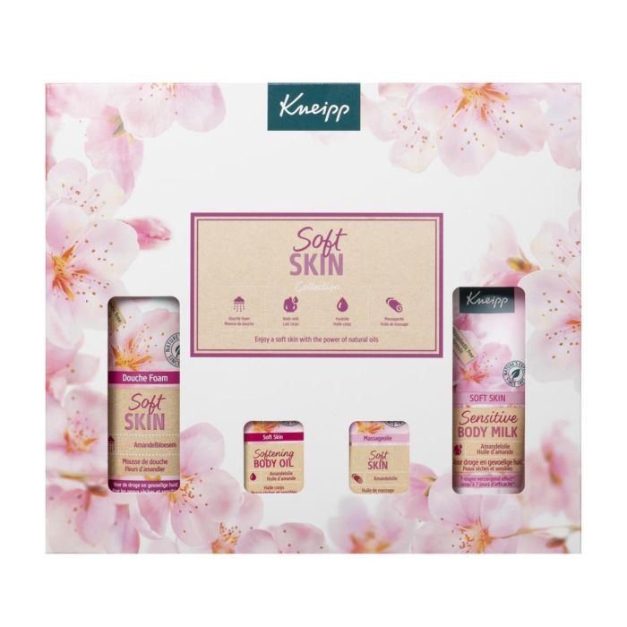 Kneipp Leche Corporal 200 ml + Espuma de Baño 75 ml + Aceite Corporal 20 ml + Aceite de Masaje 20 ml Kneipp Leche Corporal 200 ml + Espuma de Baño 75 ml + Aceite Corporal 20 ml + Aceite de Masaje 20 ml