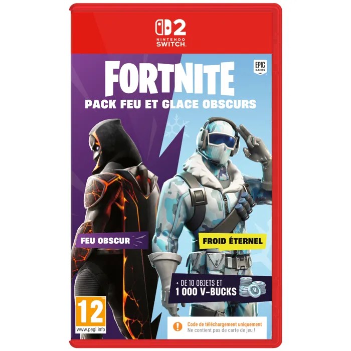 Just For Games Fortnite: Paquete de Fuego Oscuro y Hielo Juego 2 Nintendo Switch AABPF94566