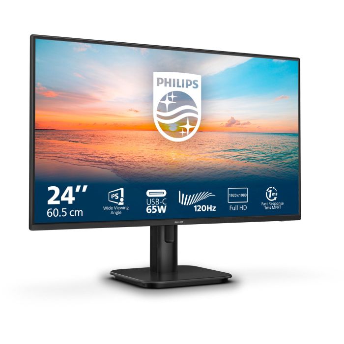 Philips 24E1N1300A Monitor 23.8" Full HD IPS 1920x1080, 100Hz, 1ms MPRT, HDMI, USB-C, Negro 1 Philips 24E1N1300A Monitor 23.8" Full HD IPS 1920x1080, 100Hz, 1ms MPRT, HDMI, USB-C, Negro 1