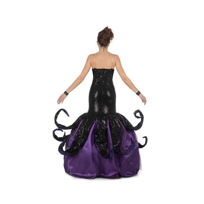 Disfraz bruja del mar vestido con tentáculos y enaguas talla s 2 Disfraz bruja del mar vestido con tentáculos y enaguas talla s 2