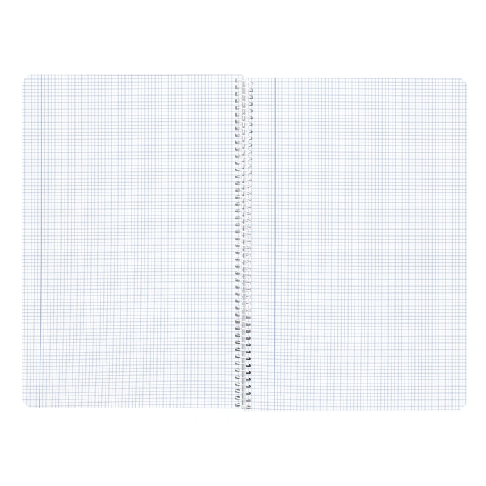 Liderpapel Cuaderno A4 Wonder Espiral Tapa Plástico 80 Hojas 90gr Cuadro 3mm Colores Surtidos 6
