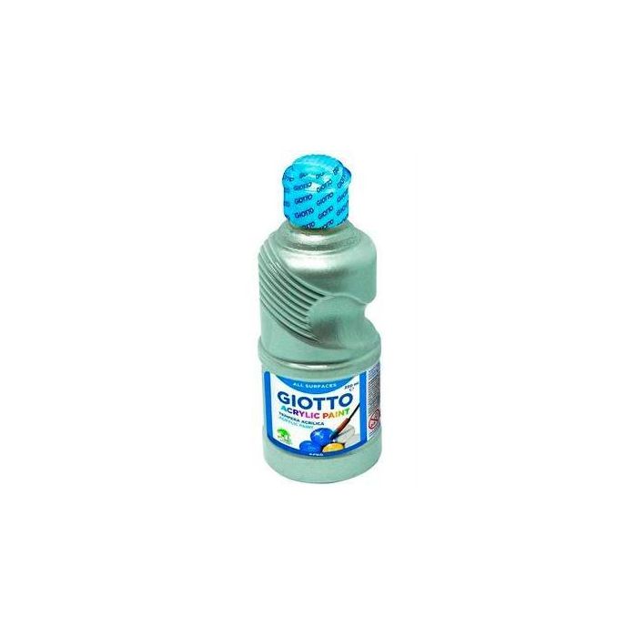 Giotto Témpera Acrílica Plata Botella 250 mL Giotto Témpera Acrílica Plata Botella 250 mL