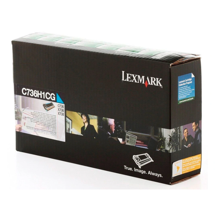 Lexmark Toner Laser Original C736h1cg para C736, 10000 páginas 1 Lexmark Toner Laser Original C736h1cg para C736, 10000 páginas 1