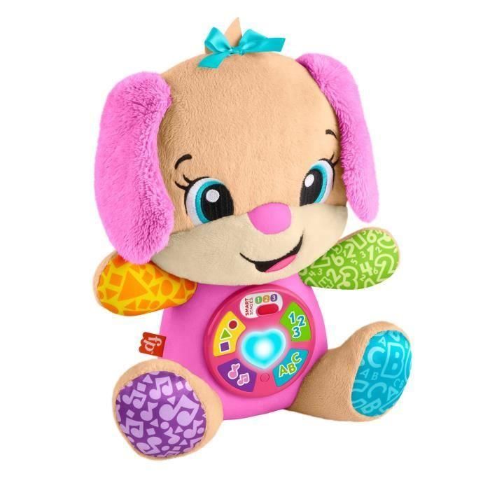 Fisher-Price JFD31 Peluche musical de despertar progresivo Laugh and Learn para hermanas 0 Fisher-Price JFD31 Peluche musical de despertar progresivo Laugh and Learn para hermanas 0