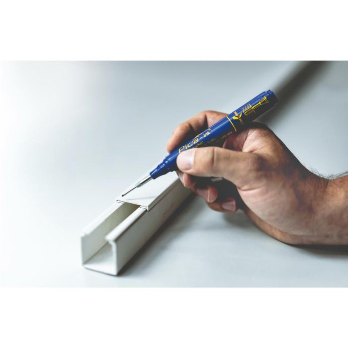 Marcador permanente de tinta para agujeros profundos azul 2 Marcador permanente de tinta para agujeros profundos azul 2