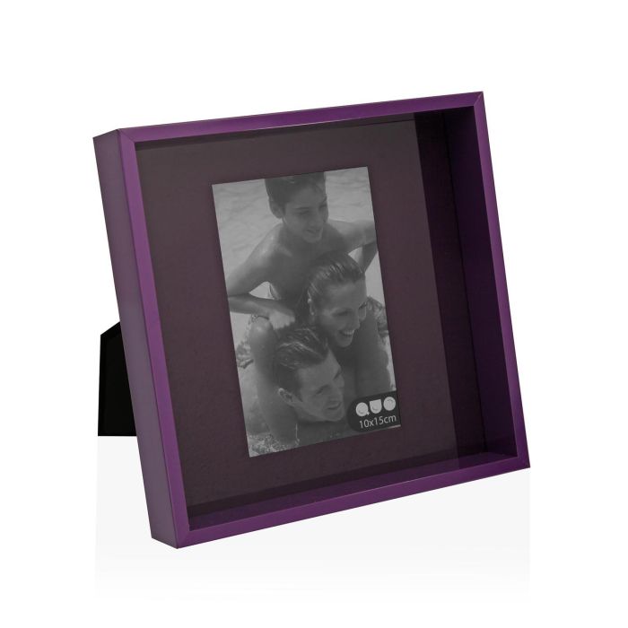 Portafoto Morado 10X15 Cm Versa (2 Unidades) Portafoto Morado 10X15 Cm Versa (2 Unidades)