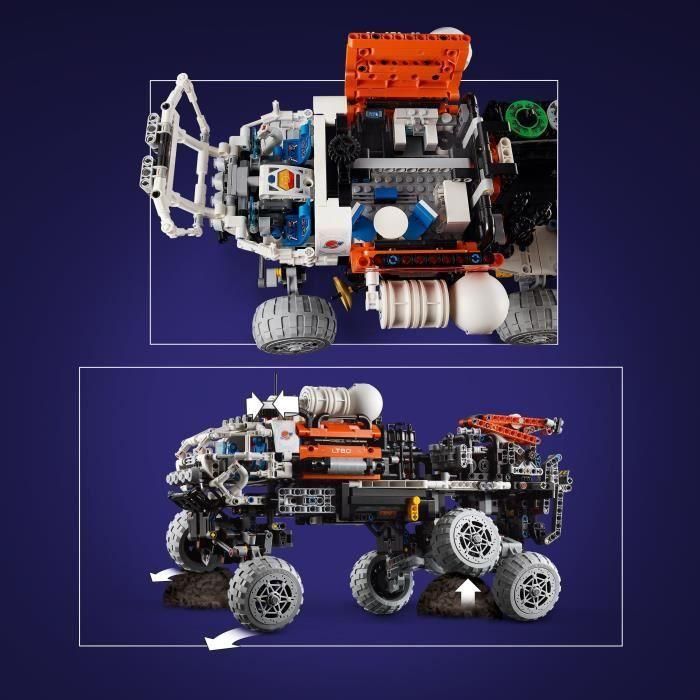 LEGO Technic 42180 Mars Manned Exploration Rover, juguete con temática espacial 3