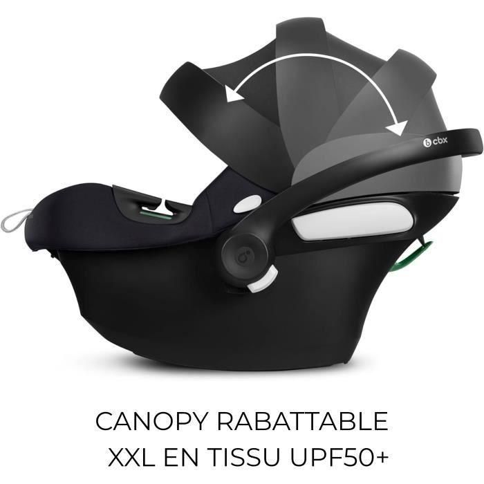 CYBEX Silla de Coche Aton B2 i-Size con Base One, 0-24 meses, Volcano Black. Máxima seguridad con protección lateral LSP y capota solar UPF50+. 3 CYBEX Silla de Coche Aton B2 i-Size con Base One, 0-24 meses, Volcano Black. Máxima seguridad con protección lateral LSP y capota solar UPF50+. 3