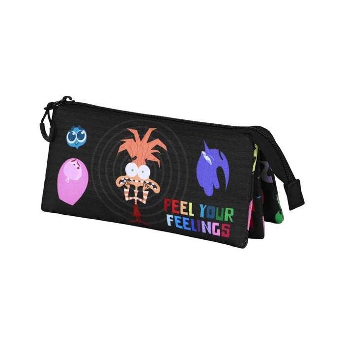 Karactermania Estuche Portatodo Triple Del Revés 2 Inside Out 2 Feeling 23 x 8 x 11 cm