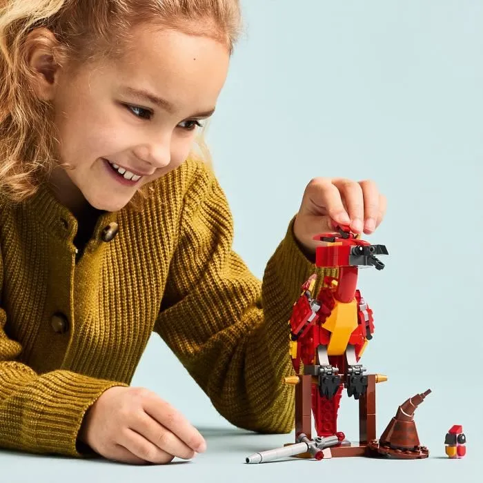 Lego Harry Potter 76448 Fawkes: El Fénix de Dumbledore Juguete para Niños de 8 Años 4