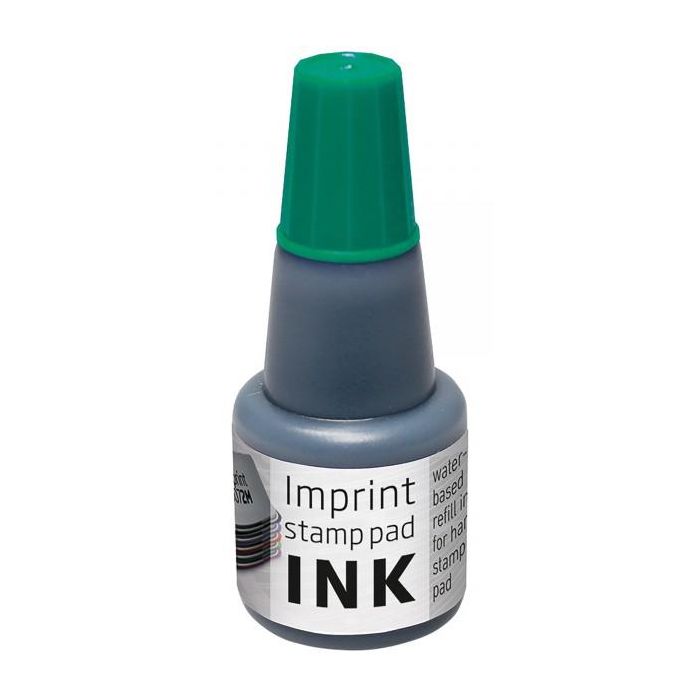 Trodat Stempel 143659 Cartucho de Tinta Verde Imprint 24ML Agua Stempelfarbe 7711