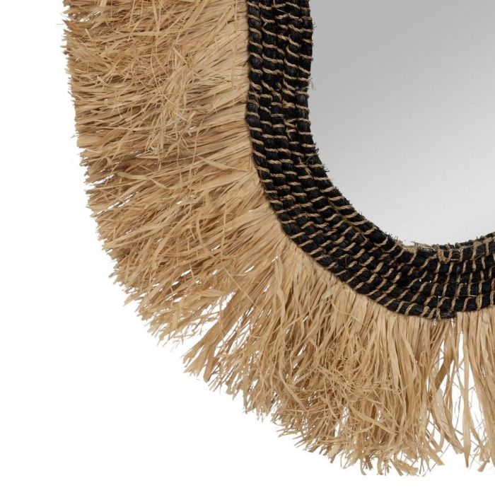 Espejo Fibra Natural Decoración 55 X 4 X 90 cm