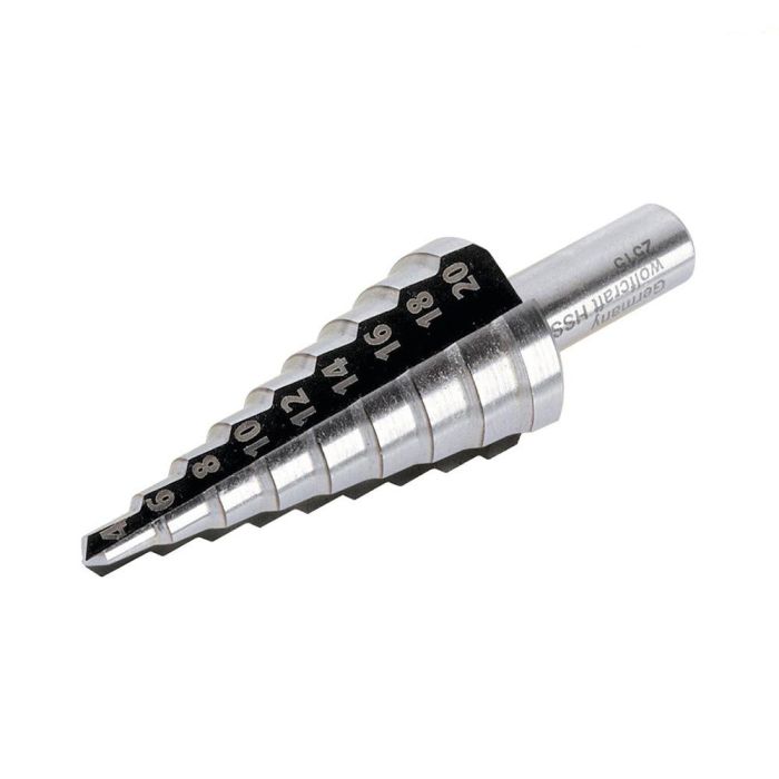Wolfcraft Broca Escalona HSS de Ø8 a Ø35 mm