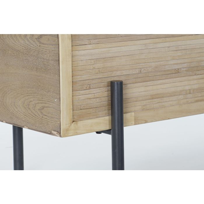 DKD Home Decor Descalzadora / Banco Balines Natural de Madera y Metal. Asiento Bajo de 23 cm, Desmontable. Dimensiones: 120 x 40 x 43 cm. 2 DKD Home Decor Descalzadora / Banco Balines Natural de Madera y Metal. Asiento Bajo de 23 cm, Desmontable. Dimensiones: 120 x 40 x 43 cm. 2
