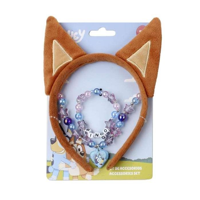 Cerdá Bisutería Pack 3 Piezas Bluey para Niños y Niñas, Multicolor