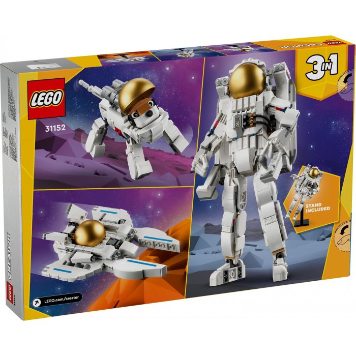 Lego 31152 Astronauta Espacial articulado 3 en 1, juguete de construcción, para niños +9 años 10 Lego 31152 Astronauta Espacial articulado 3 en 1, juguete de construcción, para niños +9 años 10