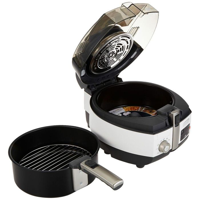 Delonghi FH1396 / 1 Freidora sin Aceite MultiFry Extra Chef con Pantalla Digital, 7 Recetas, Accesorios de Rejilla Blanco/Negro 3 Delonghi FH1396 / 1 Freidora sin Aceite MultiFry Extra Chef con Pantalla Digital, 7 Recetas, Accesorios de Rejilla Blanco/Negro 3