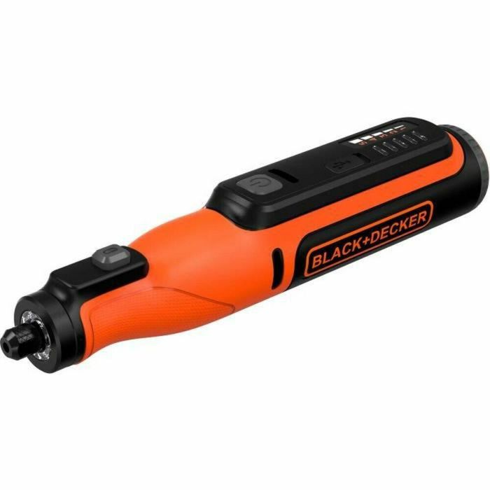 Black + Decker BCRT8I-XJ Herramienta Inalámbrica de Precisión Multifunción 8V 1.5Ah Batería Recargable 6500-28000 RPM Compatible Dremel