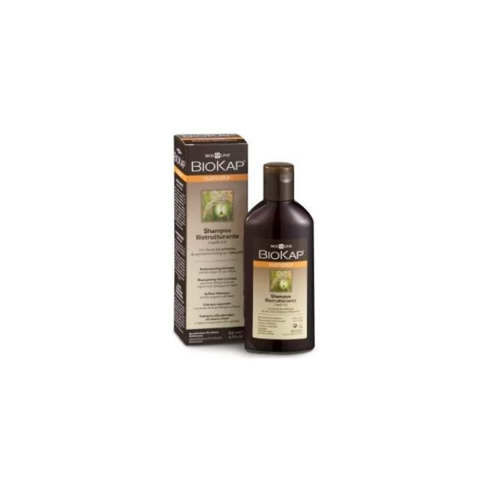 BIOKAP Champú Reestructurante Cabello Teñido y Blanqueado con Aceite de Argán 200 ml