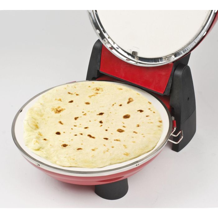 G3 Ferrari G 10032 Pizzeria Snack Napoletana Rojo, Horno para Pizza con Piedra, hasta 31cm, 400°C, 1200W, Incluye Accesorios 11