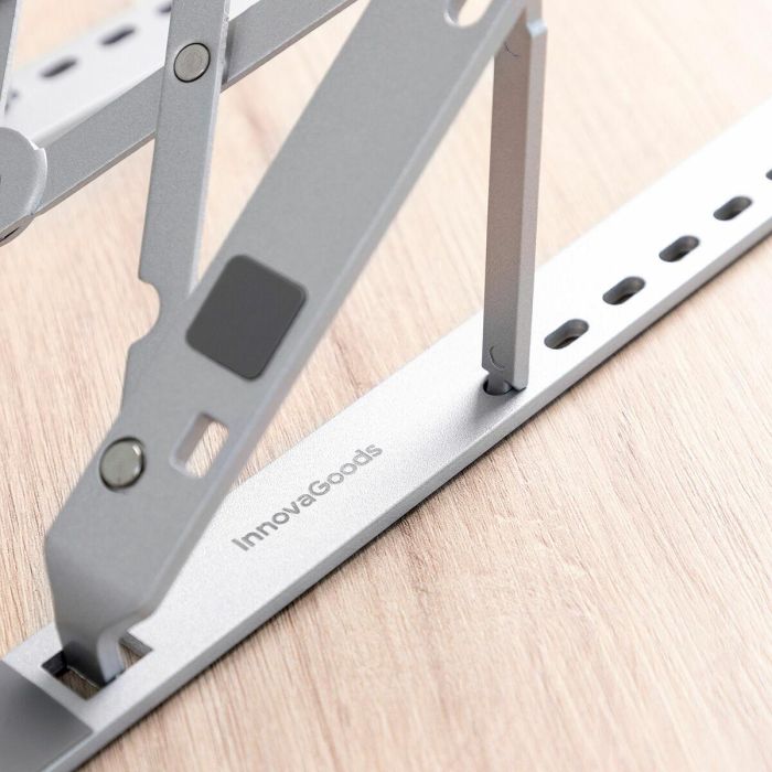 Soporte para Portátil Plegable y Regulable Flastan InnovaGoods 8 Soporte para Portátil Plegable y Regulable Flastan InnovaGoods 8