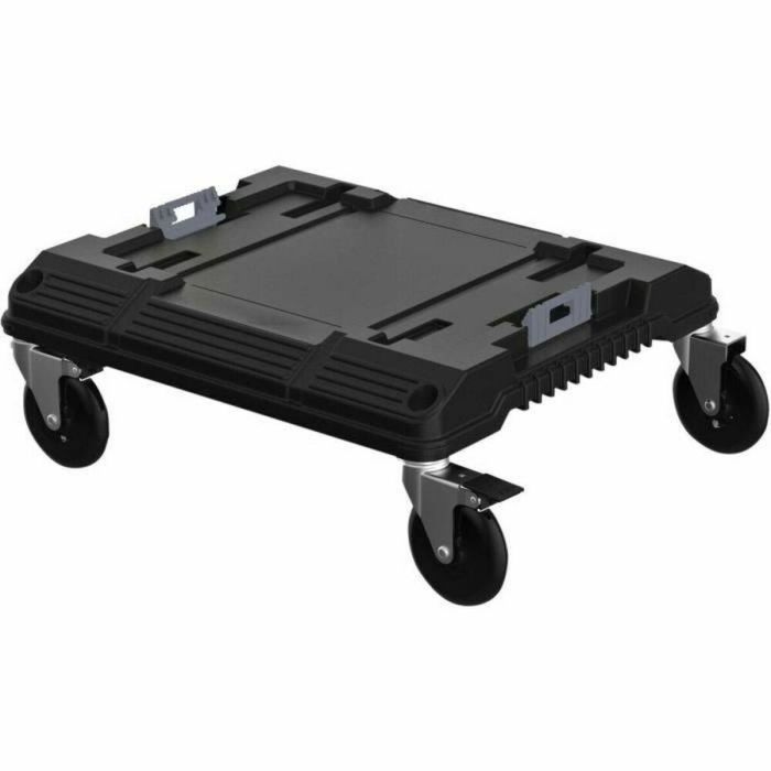 Stanley FMST1-71972 Módulo de Rodillos TSTAK FATMAX, 4 Ruedas 360° con Freno, Resina Resistente, Compatible PRO-STACK 1