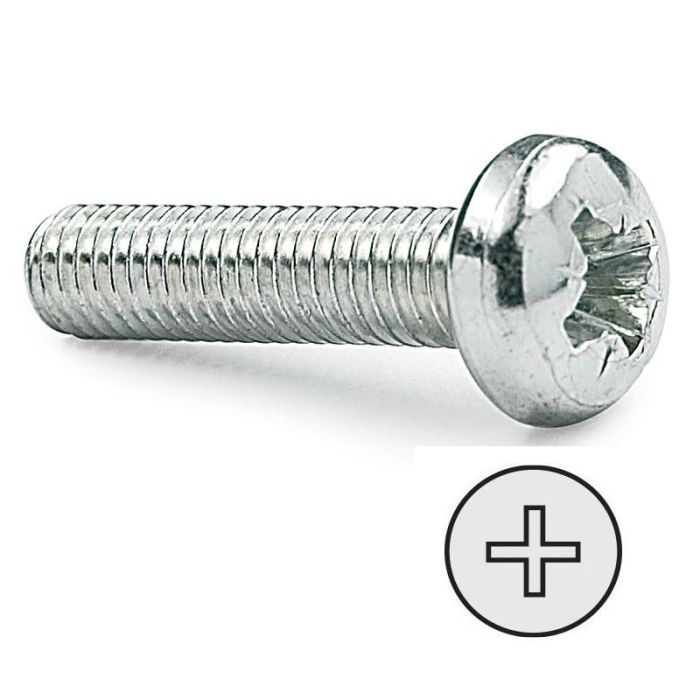 Tornillo Rosca Metal Cabeza Alomada Din Metrica M-5 Largo 45Mm Ucafix
