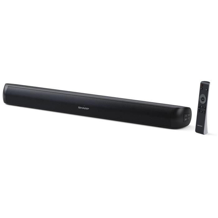 Sharp HT-SB107 Soundbar 2.0 Canales 90W Negro con Bluetooth 4.2, HDMI y USB 4
