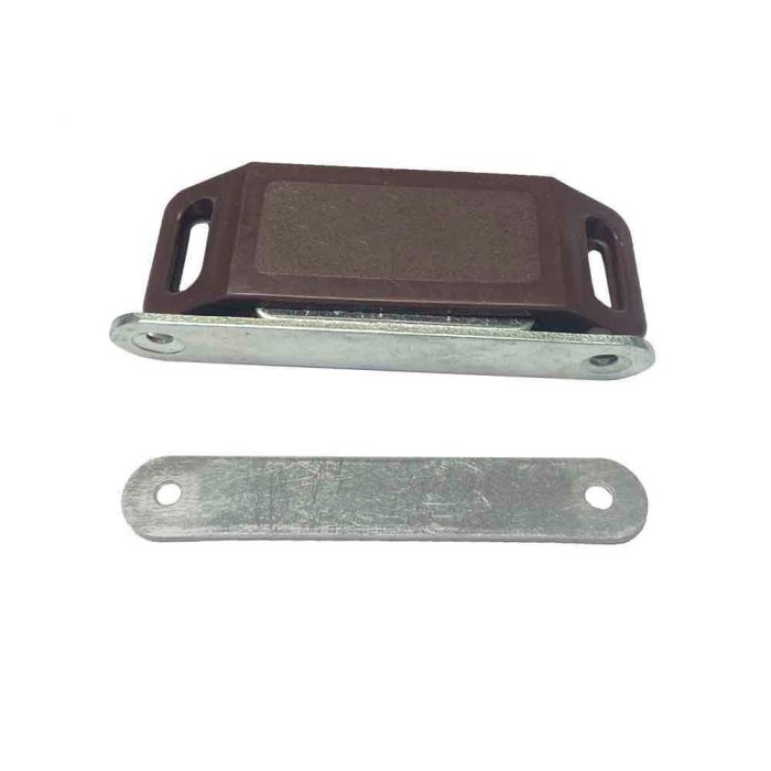 Edm Imán para puerta de armario marrón (2 piezas) 75 x 15 x 24 mm 0 Edm Imán para puerta de armario marrón (2 piezas) 75 x 15 x 24 mm 0